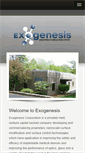 Mobile Screenshot of exogenesis.us